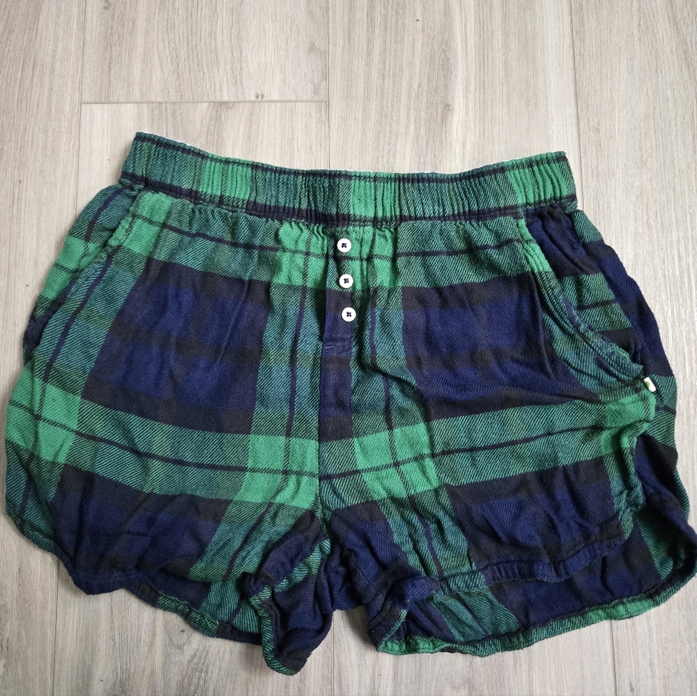 Aerie Flannel Pajama Shorts